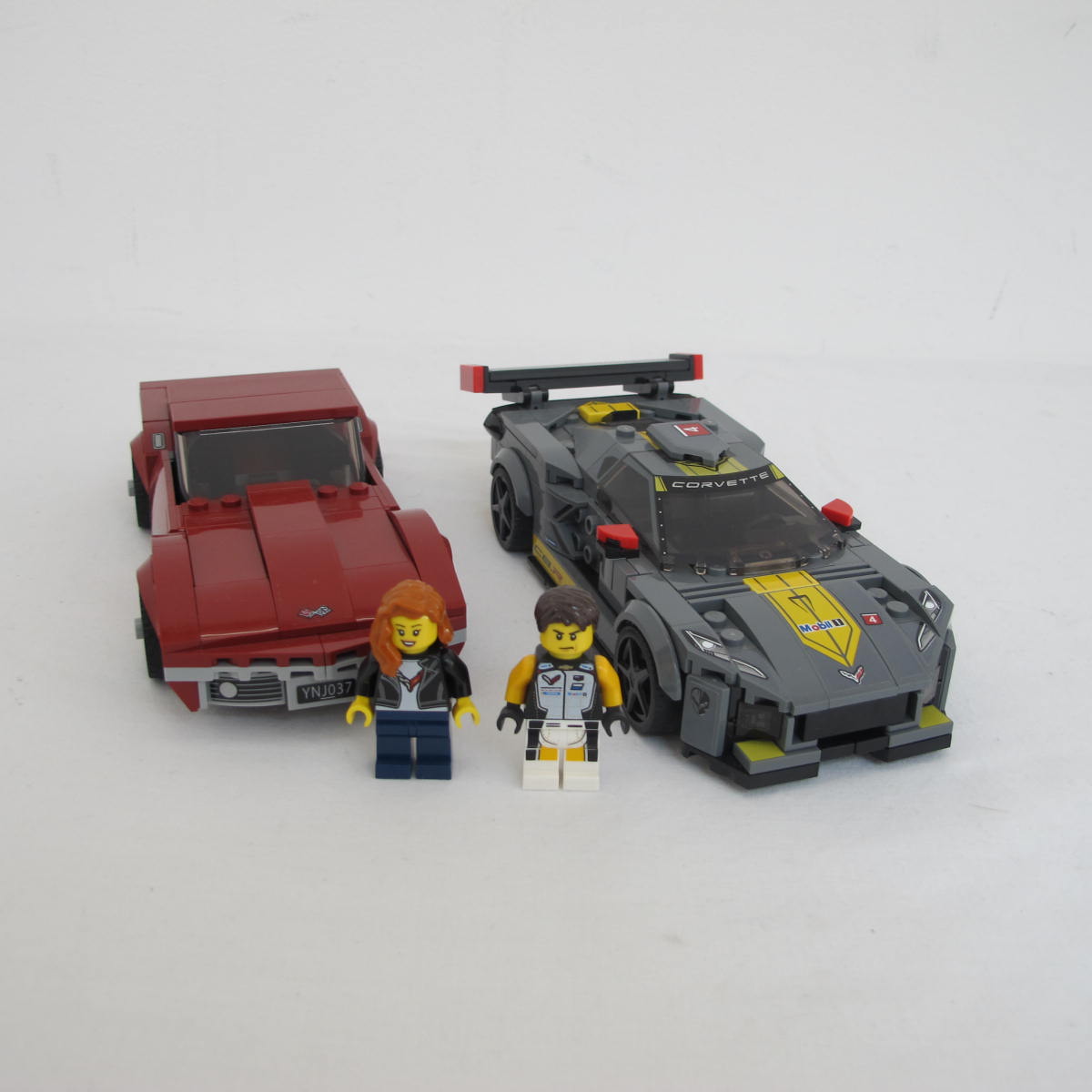 Chevrolet Corvette C8.R Race Car and 1969 Chevrolet Corvette. Incomplete with instructions, no box