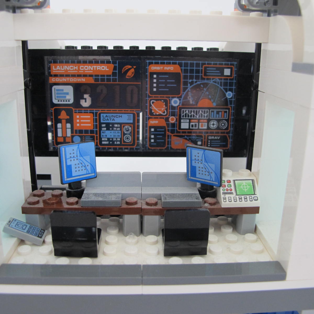 Deep Space Rocket and Launch Control. Incomplete with instructions, no box