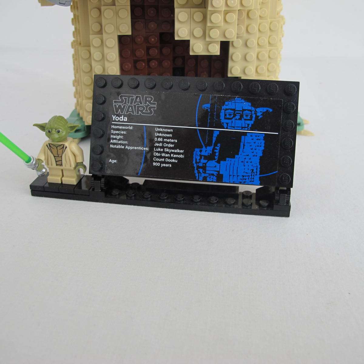 Yoda. Complete with instructions and box