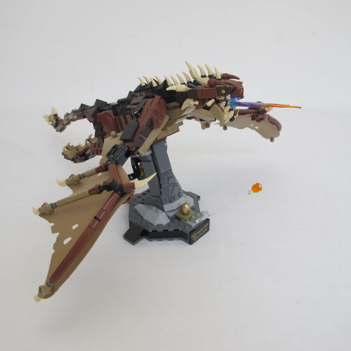 Hungarian Horntail Dragon. Incomplete with box and instructions