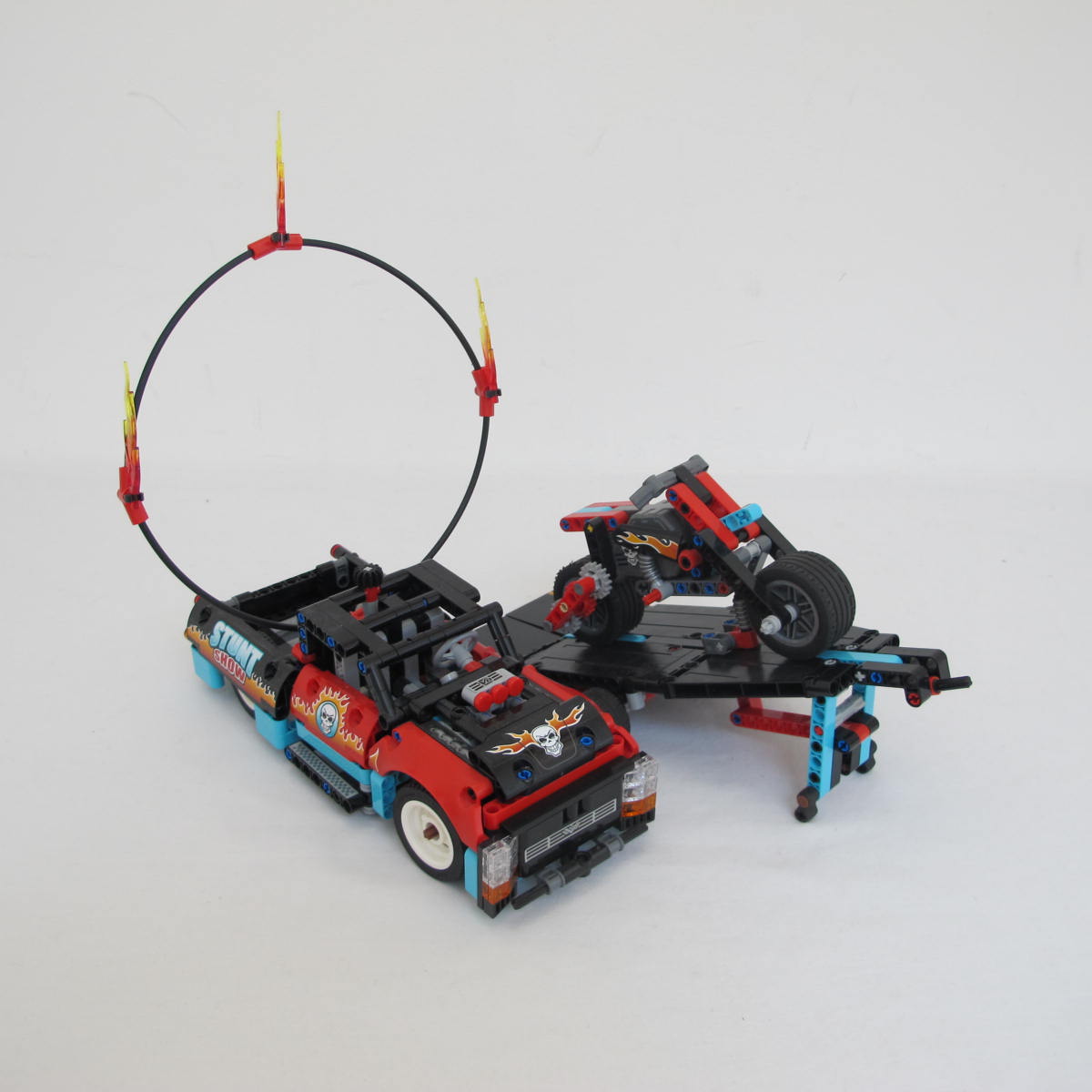 Stunt Show Truck & Bike. Complete with instructions, no box