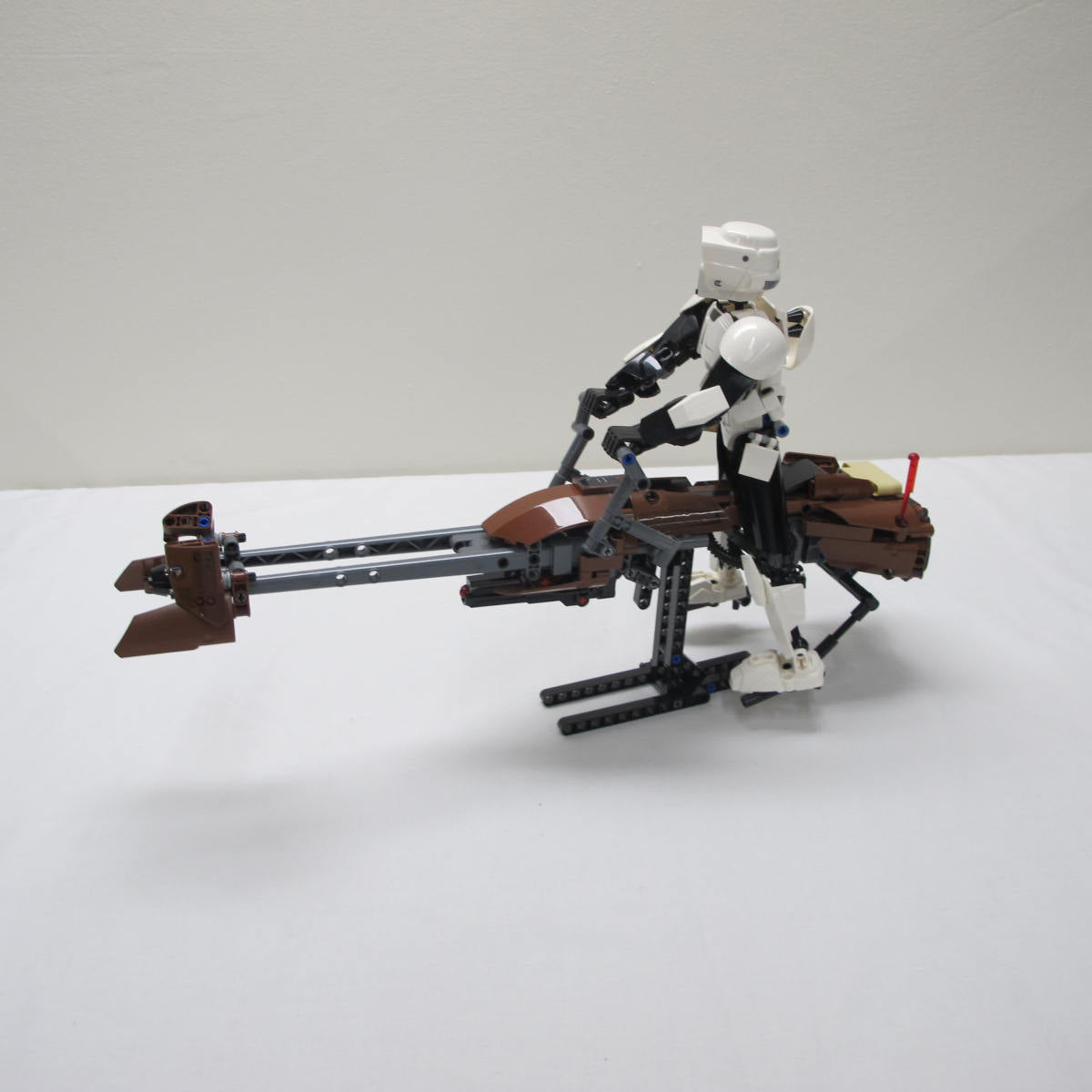 Scout Trooper & Speeder Bike. Complete with instructions, no box