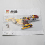 New Republic E-Wing vs. Shin Hati's Starfighter. Incomplete with instructions, no box