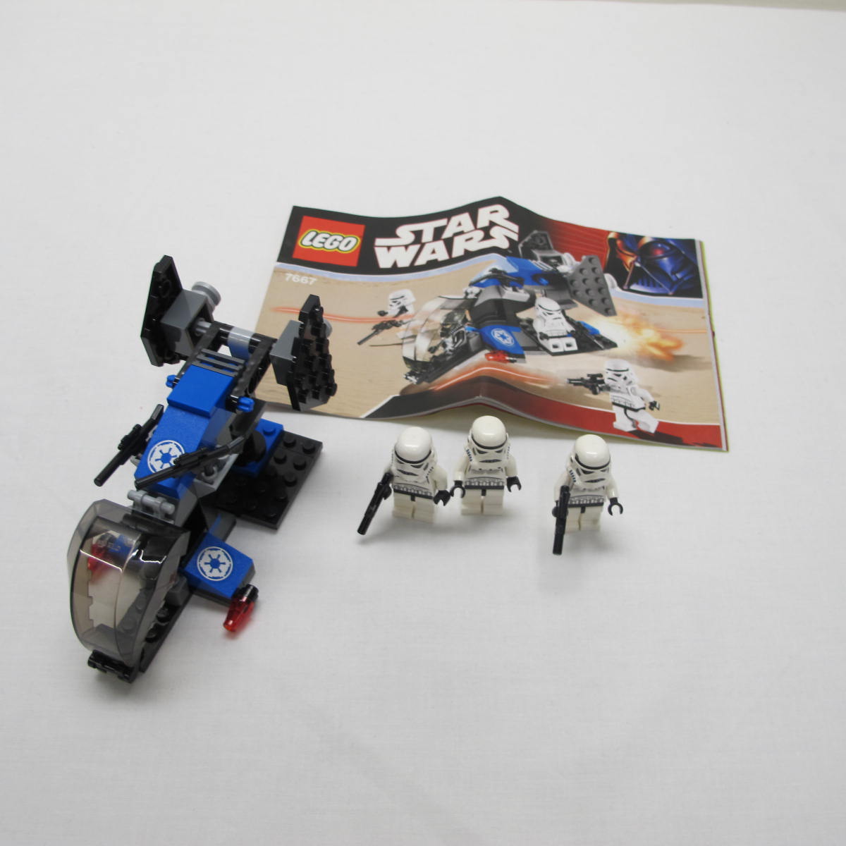 Imperial Dropship. Incomplete with instructions, no box