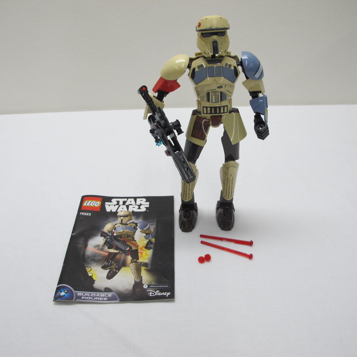 Scarif Stormtrooper. Complete with instructions, no box, USLEG01877
