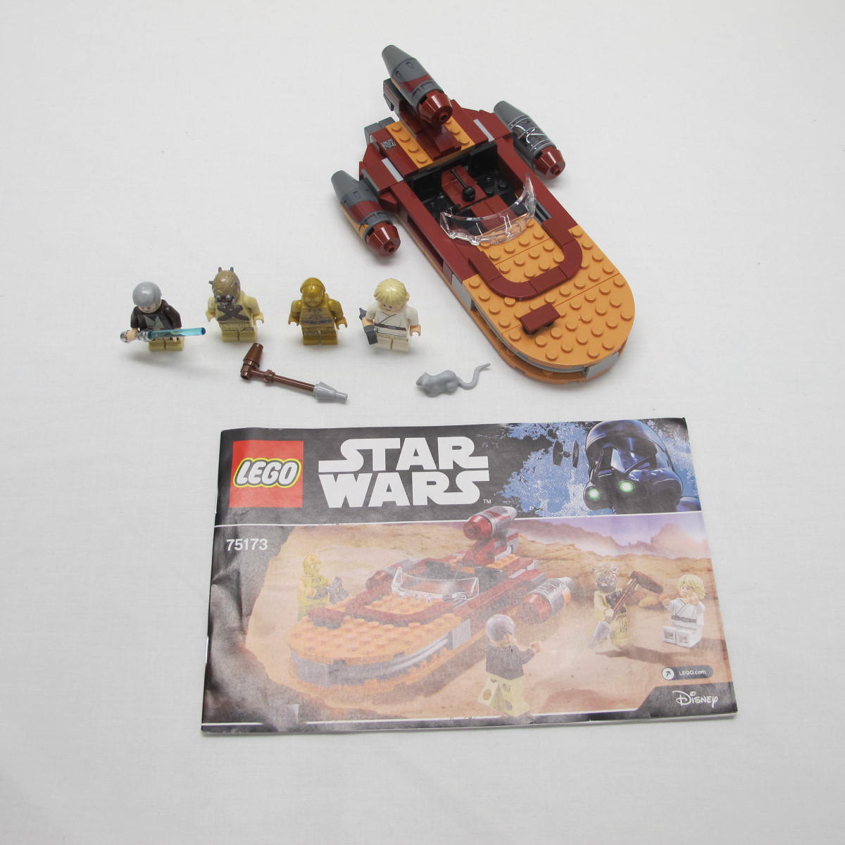Luke's Landspeeder. Complete with instructions, no box