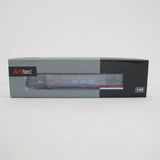 NS Plan E coach, blue, with advertising stripes, 1st class, 50 84 18 37 225-8