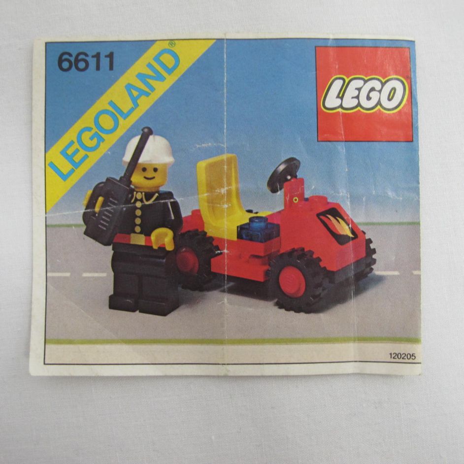 Fire Chief's Car. Complete with instructions, no box