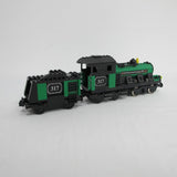 Large Trains Engine with Tender Green