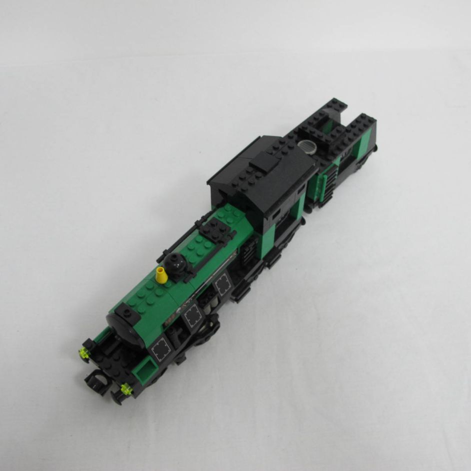 Large Trains Engine with Tender Green