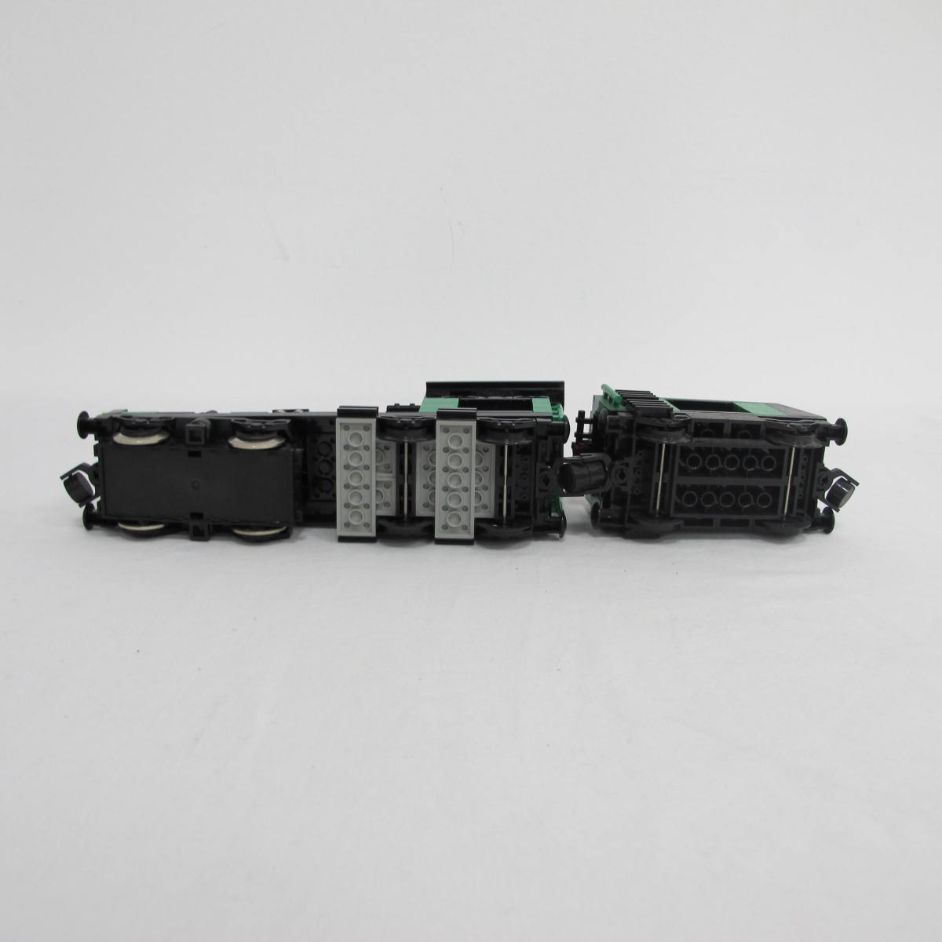 Large Trains Engine with Tender Green