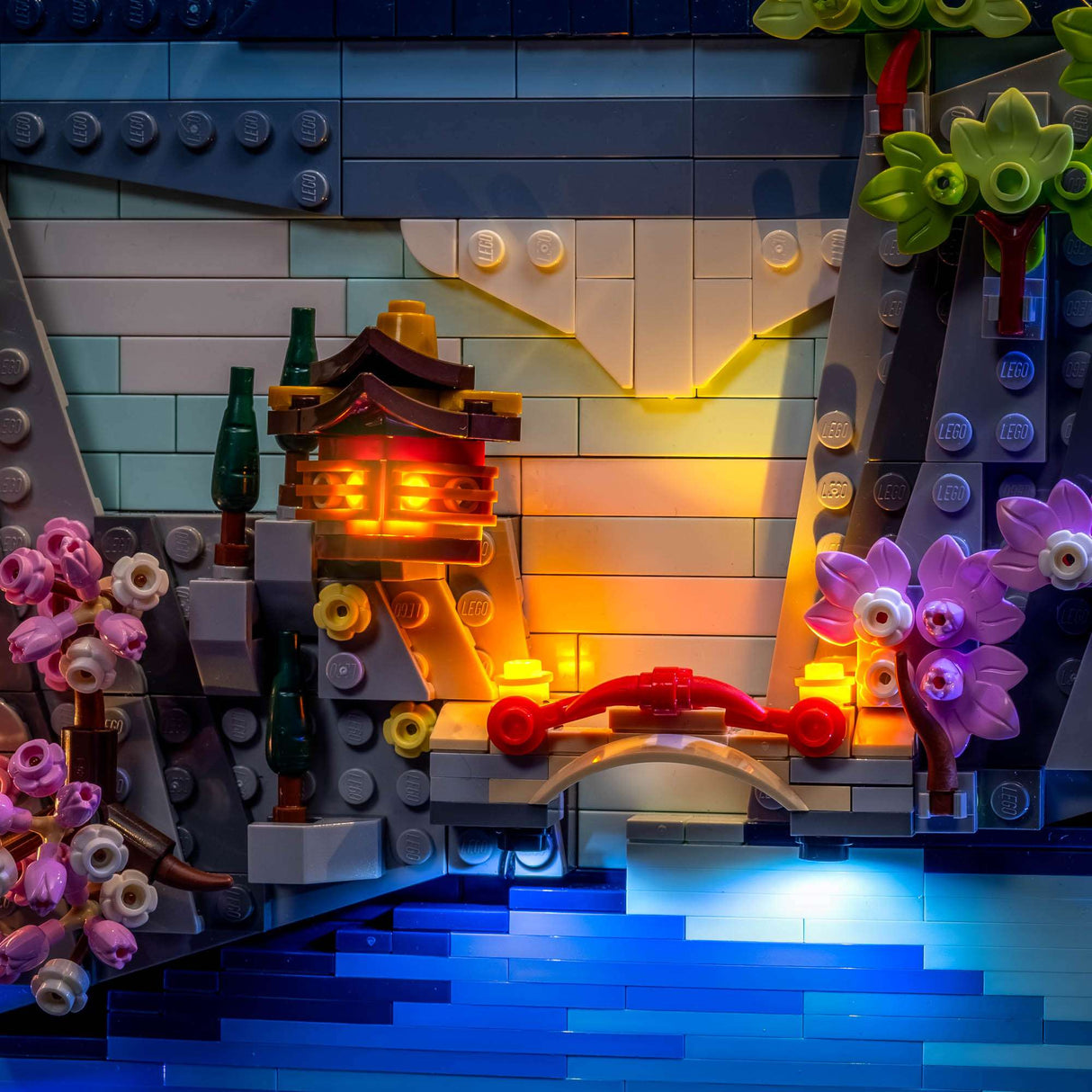 Light My Bricks (LMB) 2.0 Light Kit for LEGO® Japanese Cherry Blossom Landscape #31218
