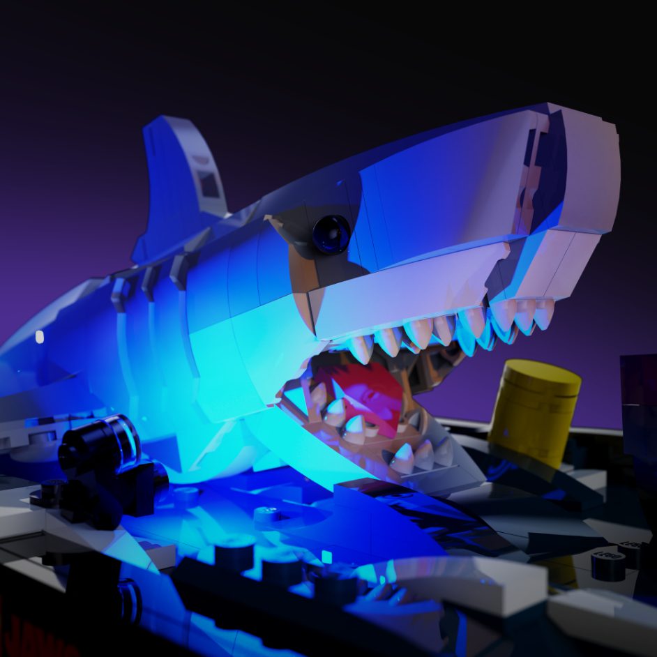 Light My Bricks (LMB) 2.0 Light Kit for LEGO #21350 Jaws