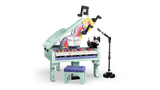 Music Decor Piano with Cat