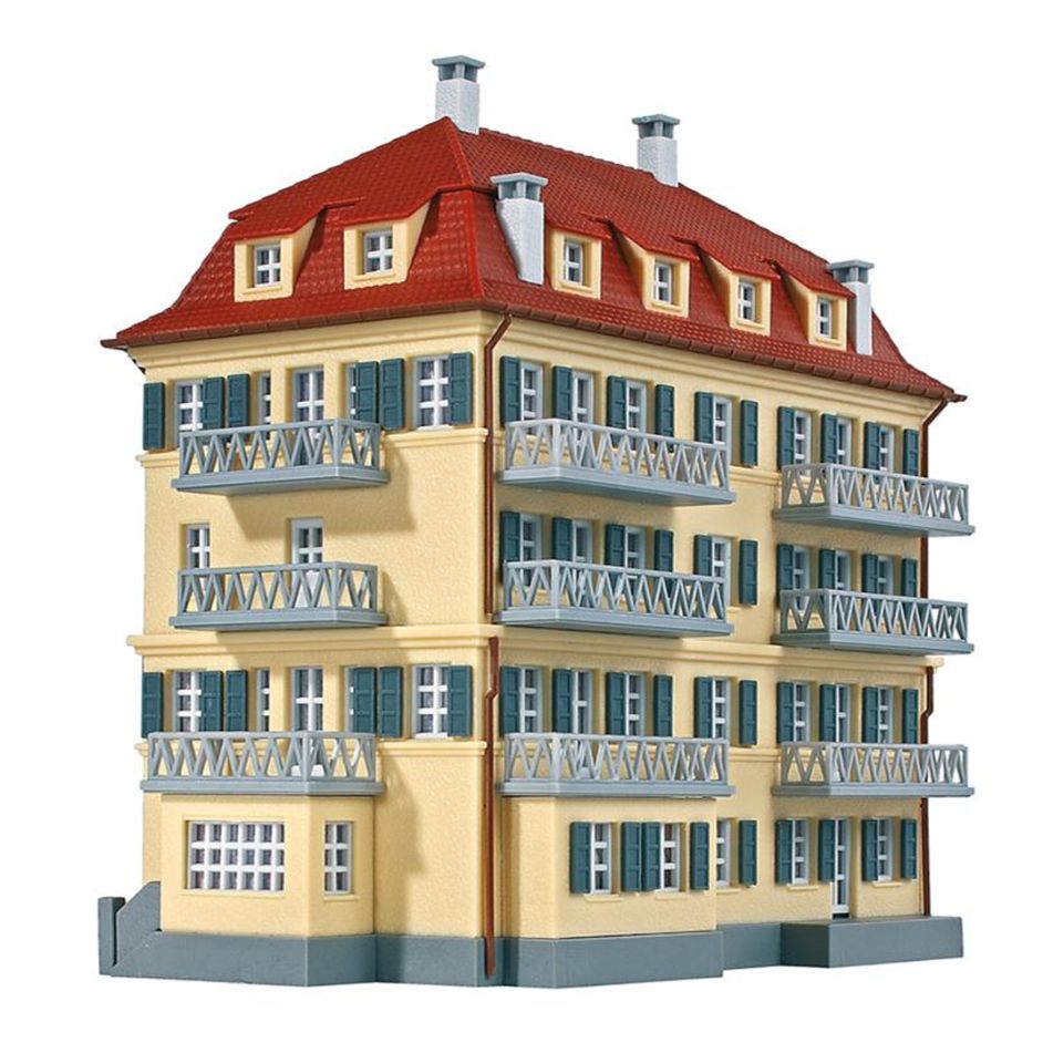 Apartment House with Balconies