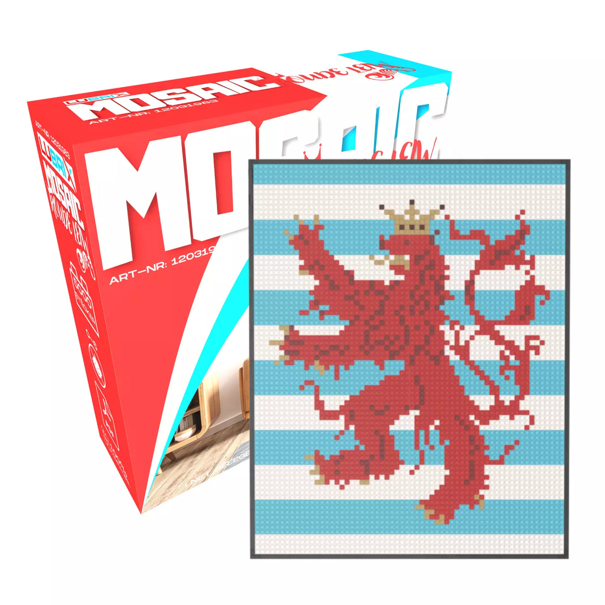 Roude Leiw Mosaic (Square Bricks)