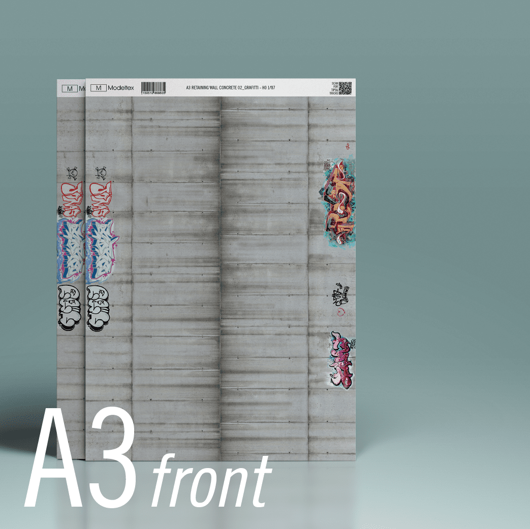 Retaining Wall Concrete 02 : Weathered