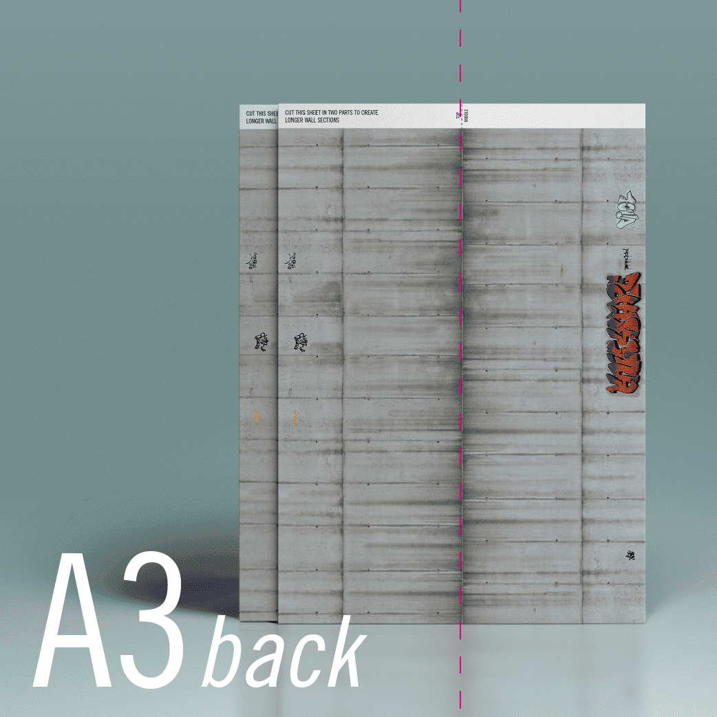 Retaining Wall Concrete 02 : Weathered