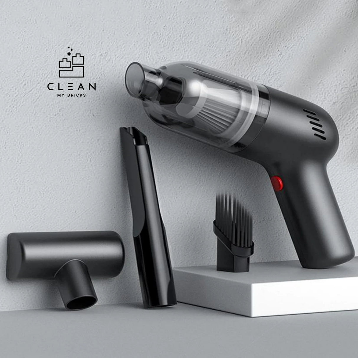 Mini Vacuum Cleaner to Dust &amp; Clean Your Set (black)