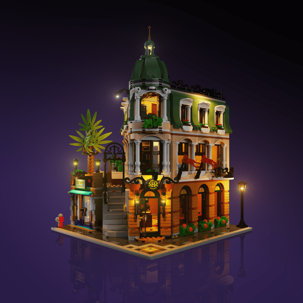 Light My Bricks (LMB) 2.0 Light Kit for LEGO #10297 Boutique Hotel