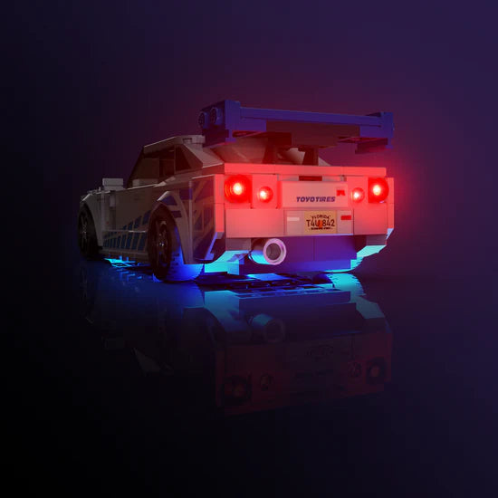 Light My Bricks (LMB) 2.0 Light Kit for LEGO #76917 Speed Champions 2 Fast 2 Furious Nissan Skyline GT-R (R34)