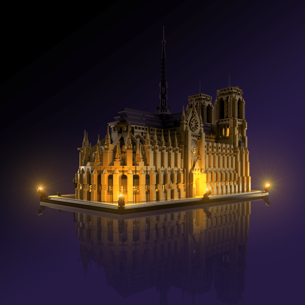 Light My Bricks (LMB) 2.0 Light Kit for LEGO #21061 Notre-Dame de Paris