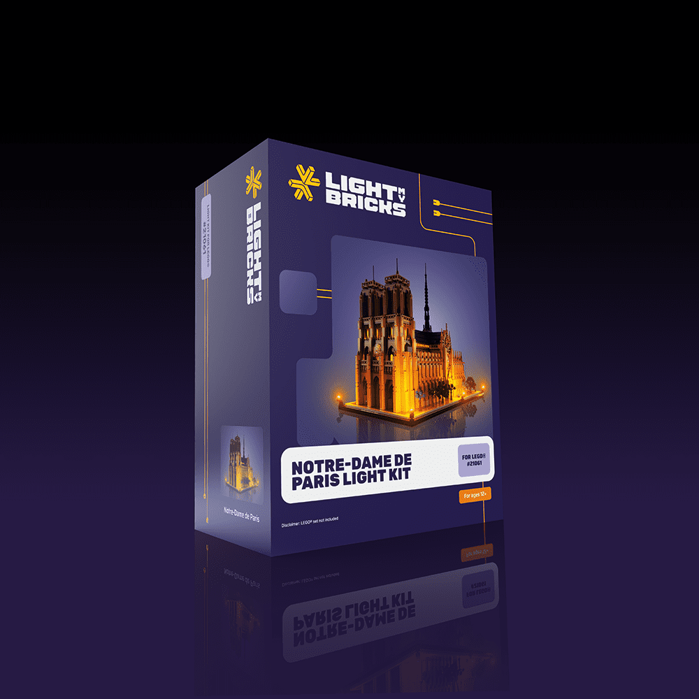 Light My Bricks (LMB) 2.0 Light Kit for LEGO #21061 Notre-Dame de Paris