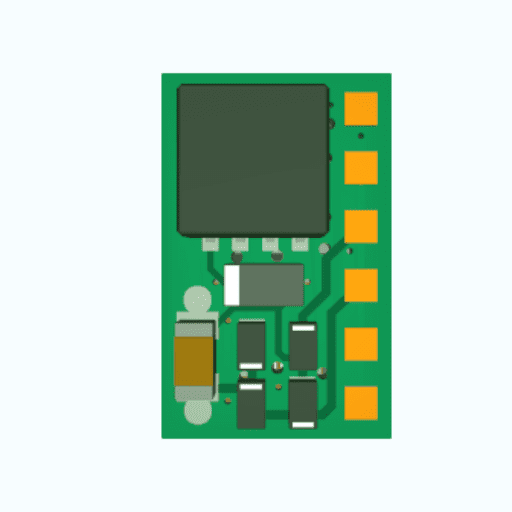 Nano locomotive decoder PD05A-0 for SX1, SX2 and DCC, without connection wires