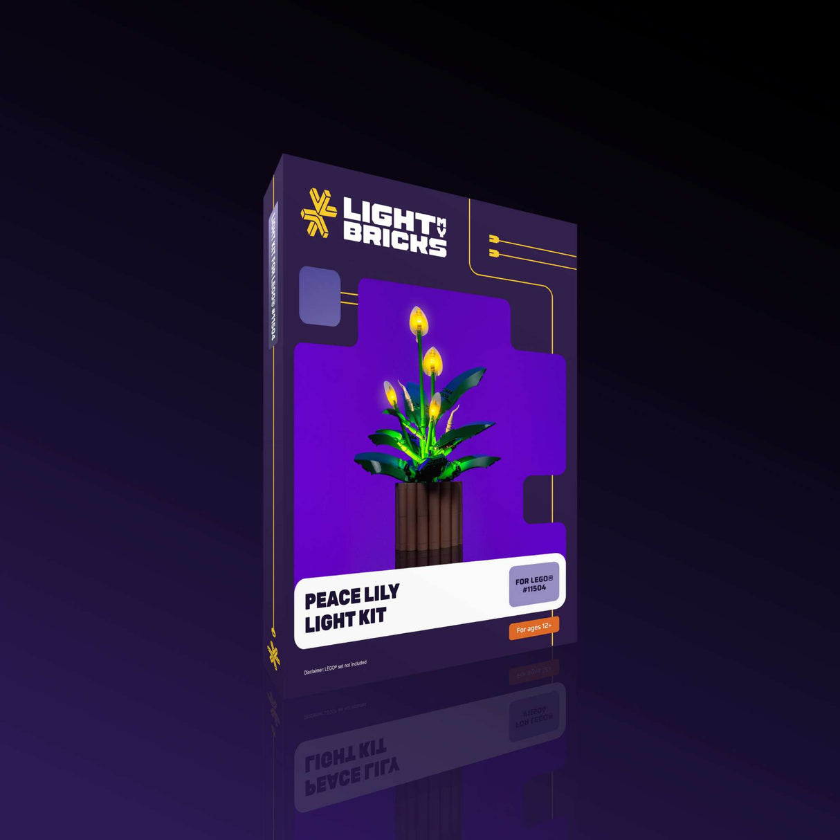 Light My Bricks (LMB) 2.0 Light Kit for LEGO® Peace Lily #11504