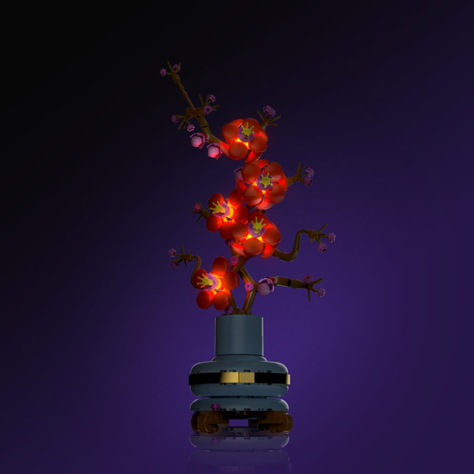 Light My Bricks (LMB) 2.0 Light Kit for LEGO #10369 Plum Blossom