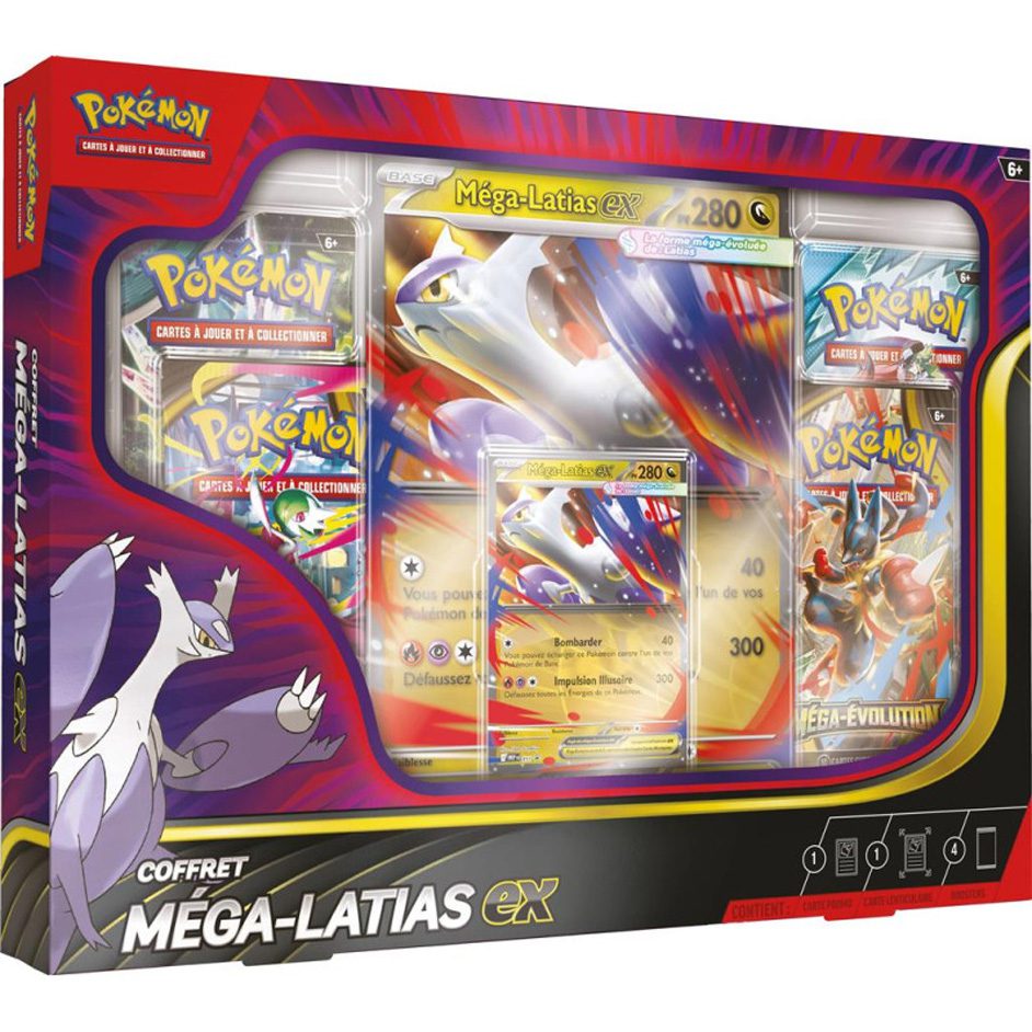 Coffret Méga-Latias ex (4 boosters) - French