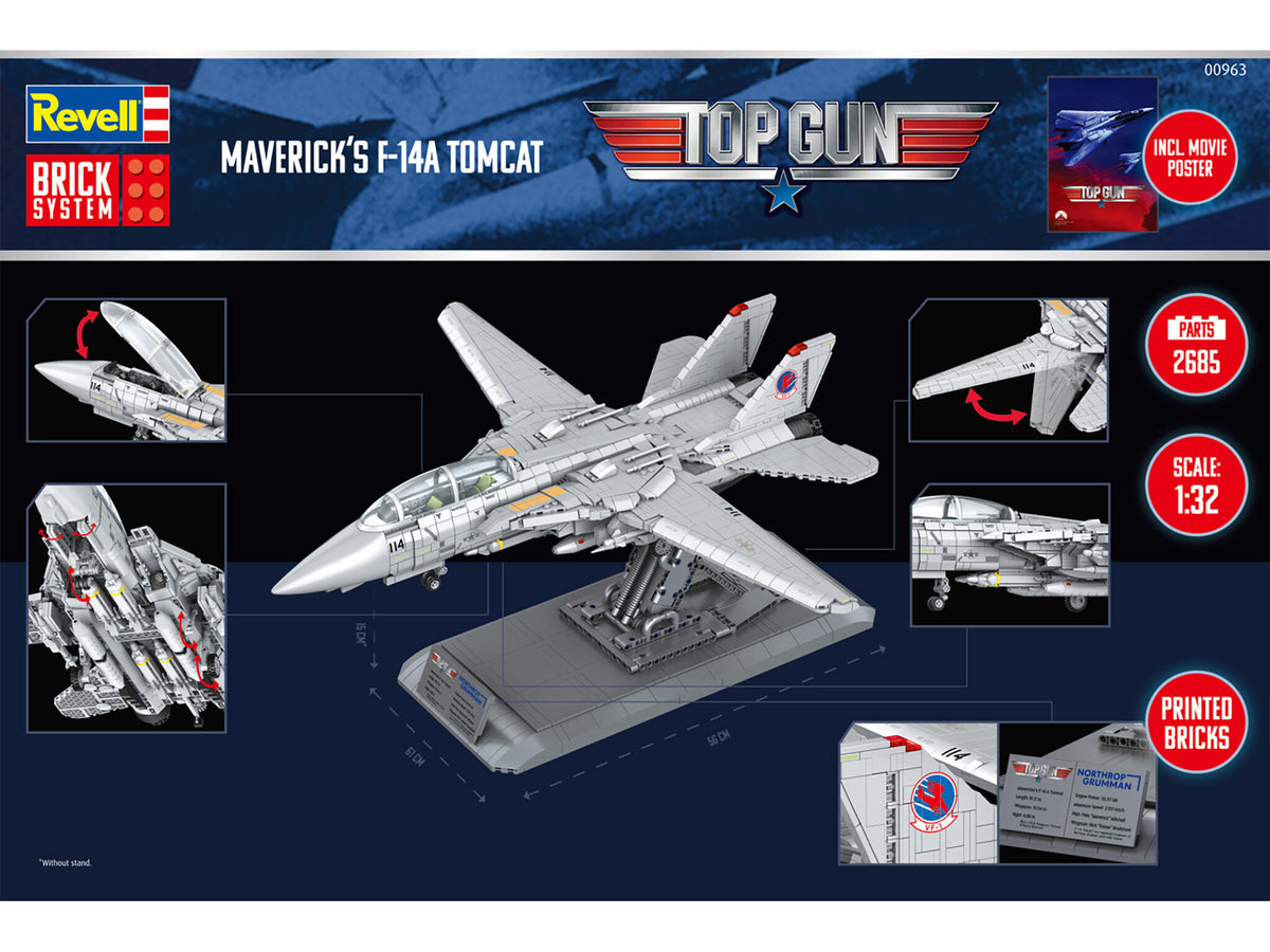 Maverick's F-14A Tomcat "Top Gun" - Brick System