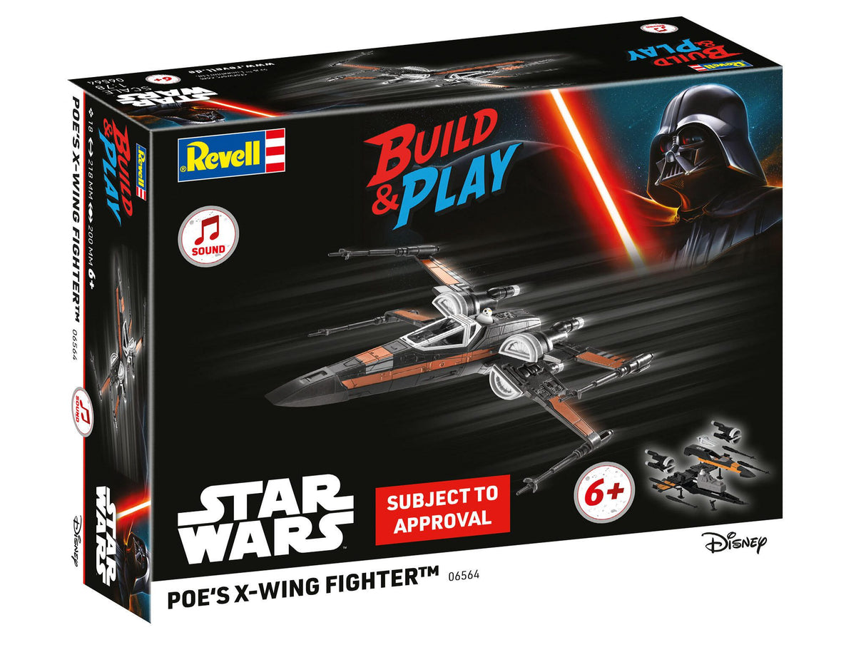 Poe's X-Wing Fighter (w/Sound): Build &amp; Play