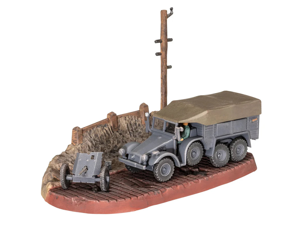Starter Kit Krupp Protze Kfz 69 with 3.7cm Pak
