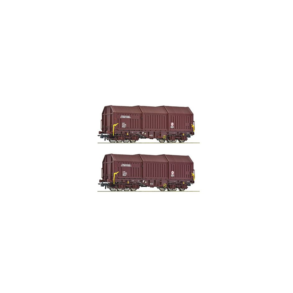 2-piece set: Swivel-roof wagons, DB