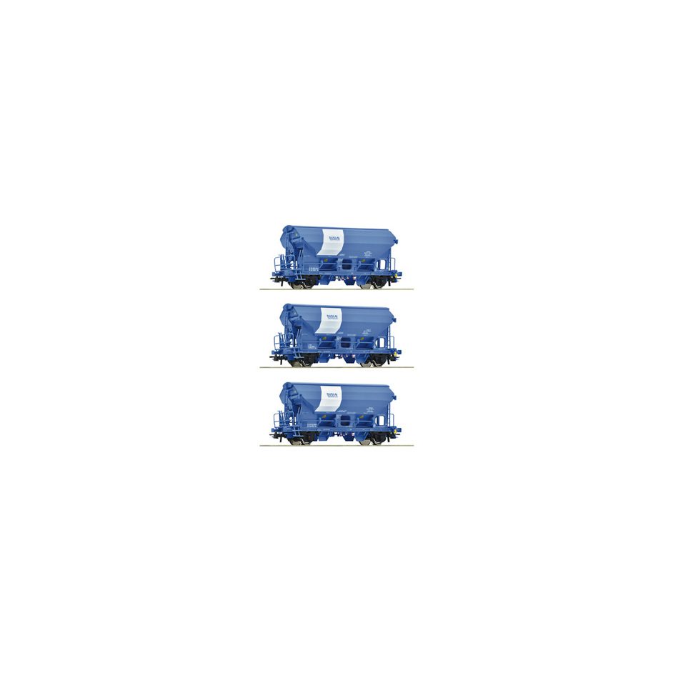 3 piece set: Open goods wagons, DB AG