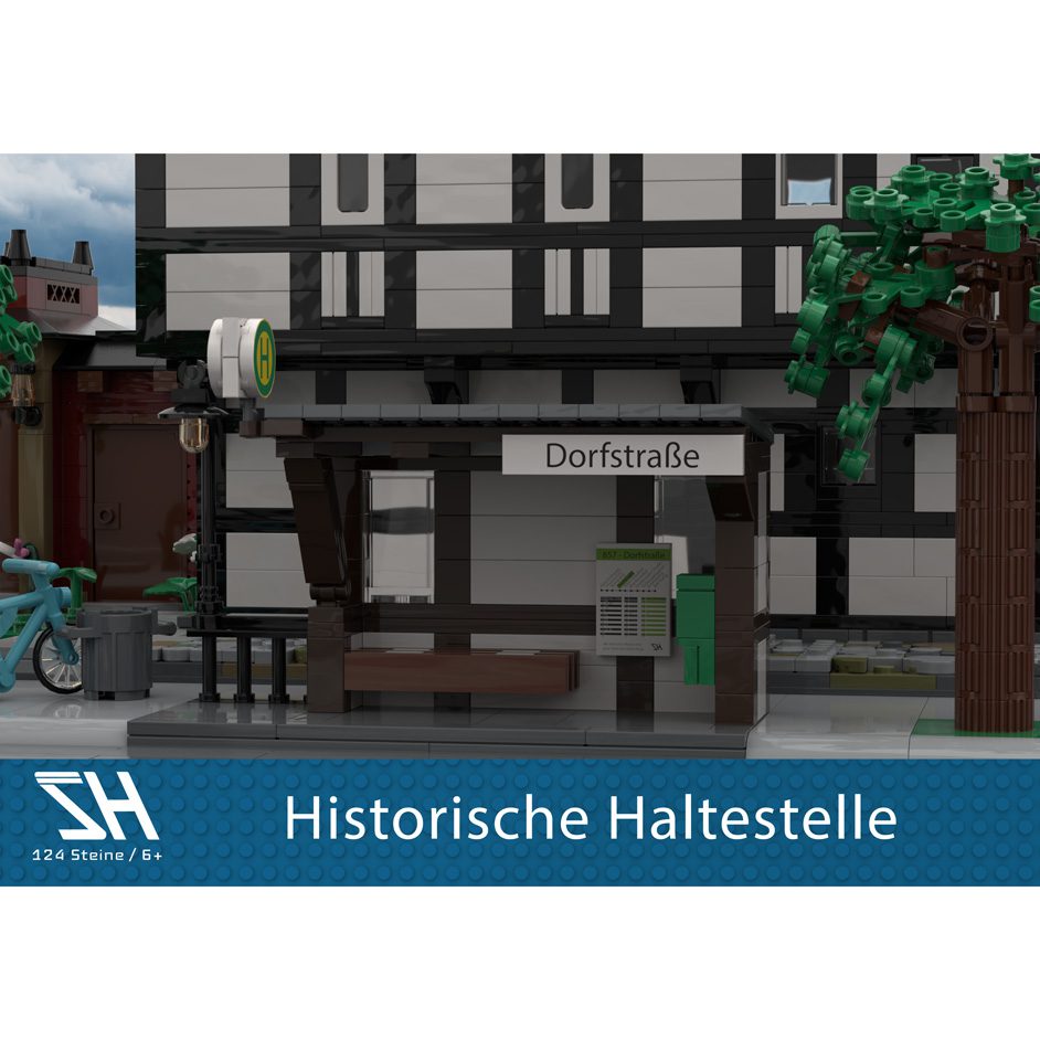 Half-timbered Bus Stop