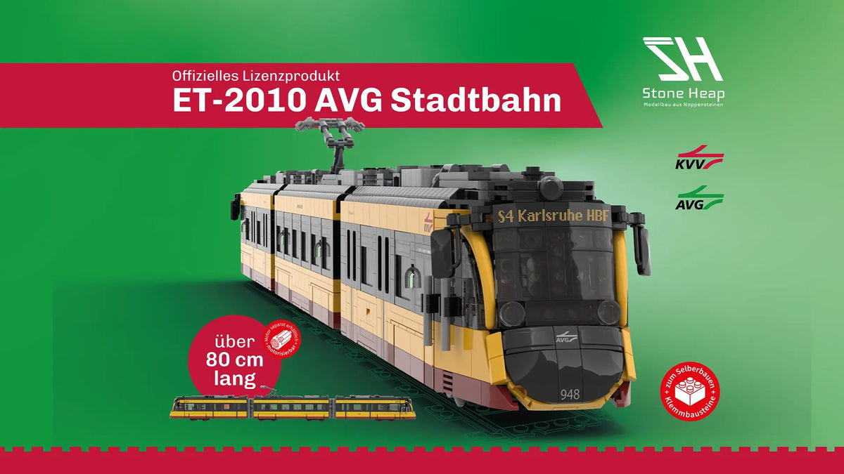 Complete set: ET-2010 AVG Light Rail Vehicle