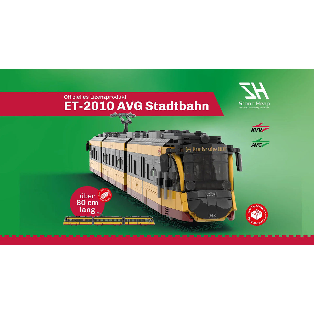Complete set: ET-2010 AVG Light Rail Vehicle