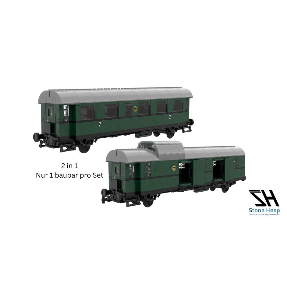 Passenger and Luggage Car 2 in 1