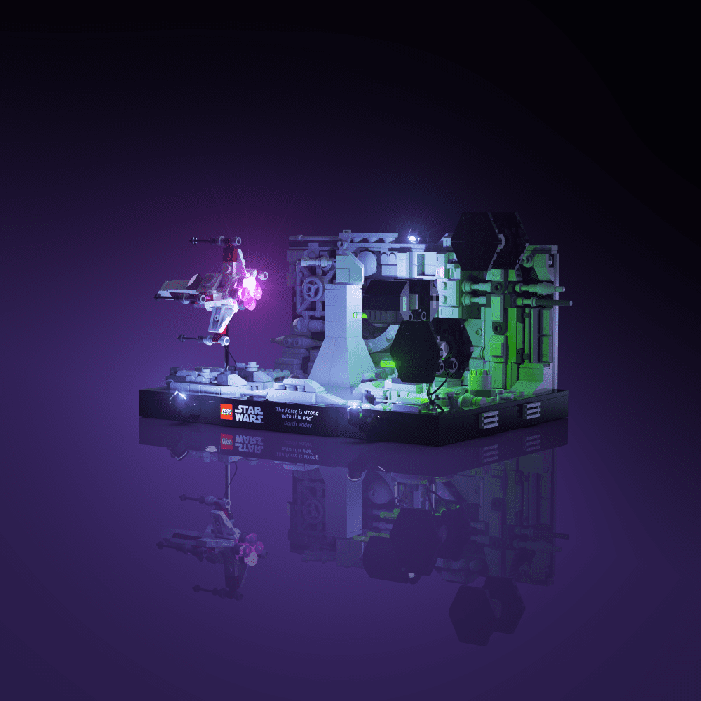 Light My Bricks (LMB) 2.0 Light Kit for LEGO #75329 Star Wars Death Star Trench Run Diorama