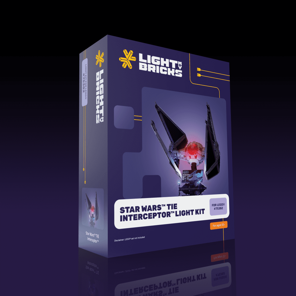 Light My Bricks (LMB) 2.0 Light Kit For LEGO #75382 Star Wars TIE Interceptor