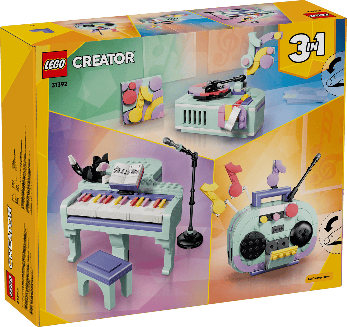 Music Decor Piano with Cat