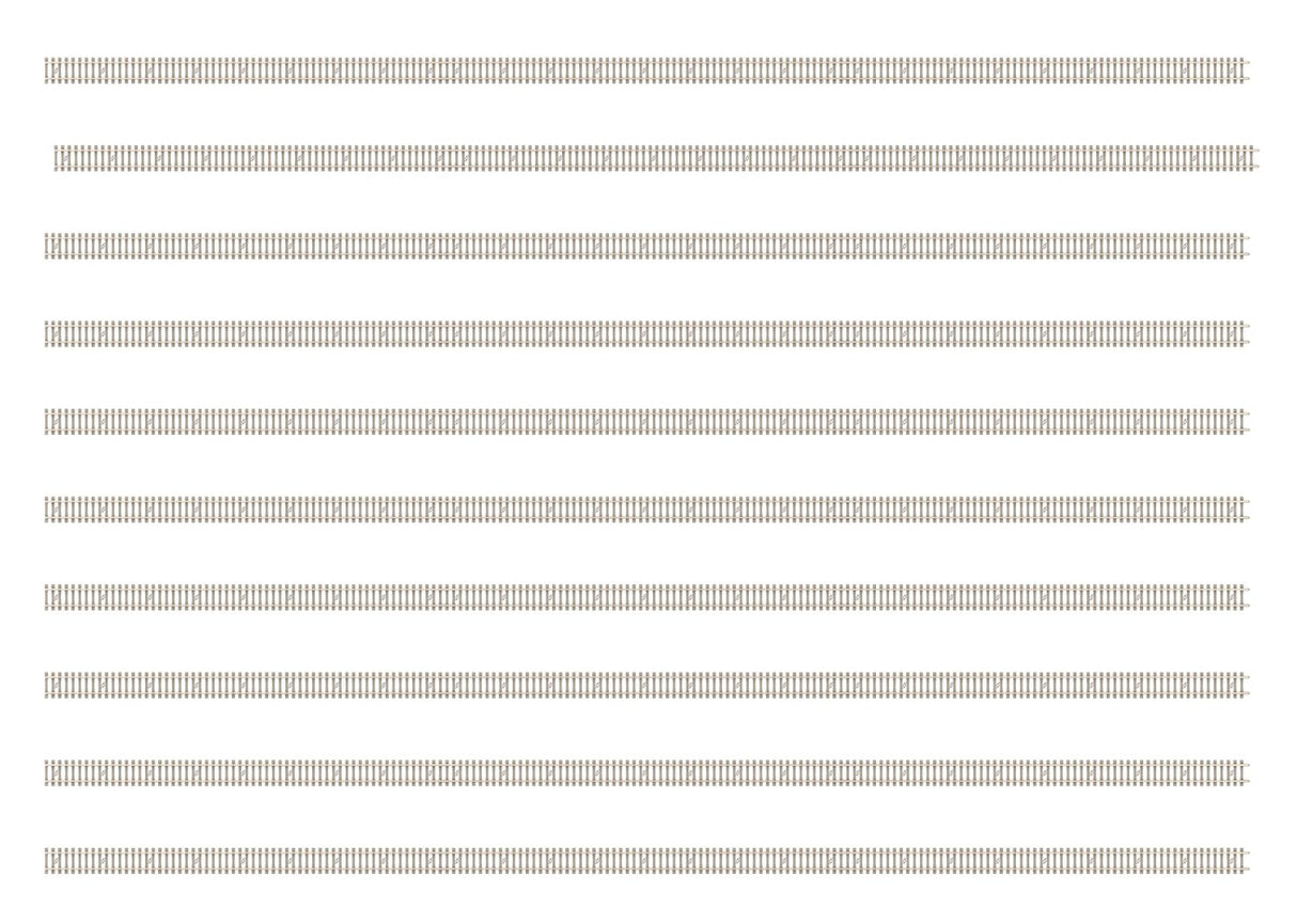 Minitrix Flex Track with Concrete Ties Length 730 mm / 28-3/4"