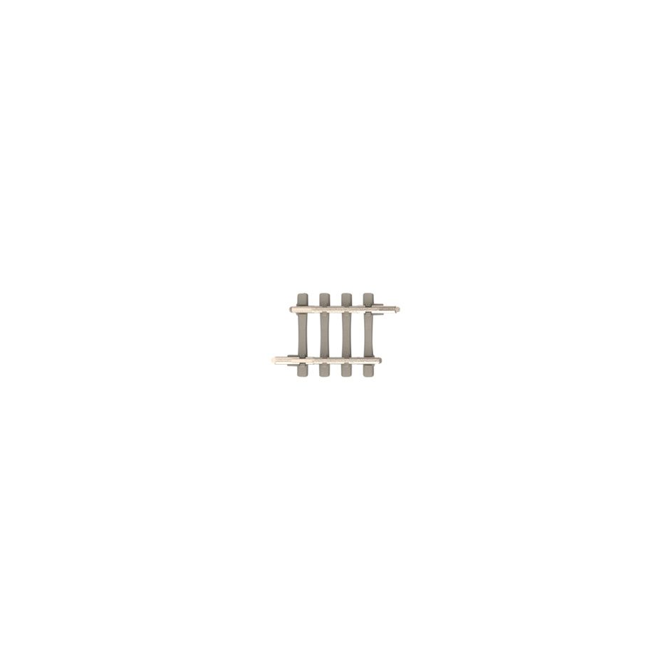 Minitrix Straight Track with Concrete Ties Length 17.5 mm / 11/16"
