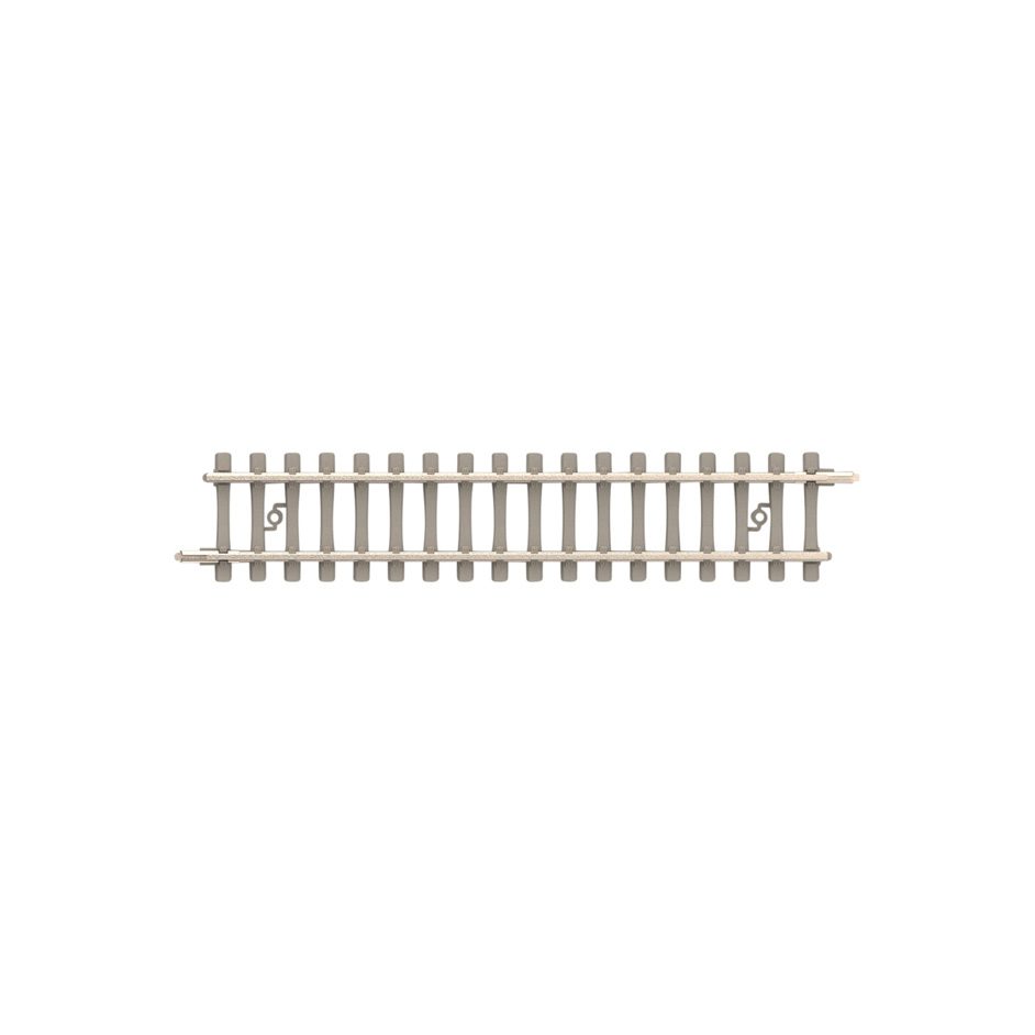 Minitrix Straight Track with Concrete Ties Length 76.3 mm / 3"