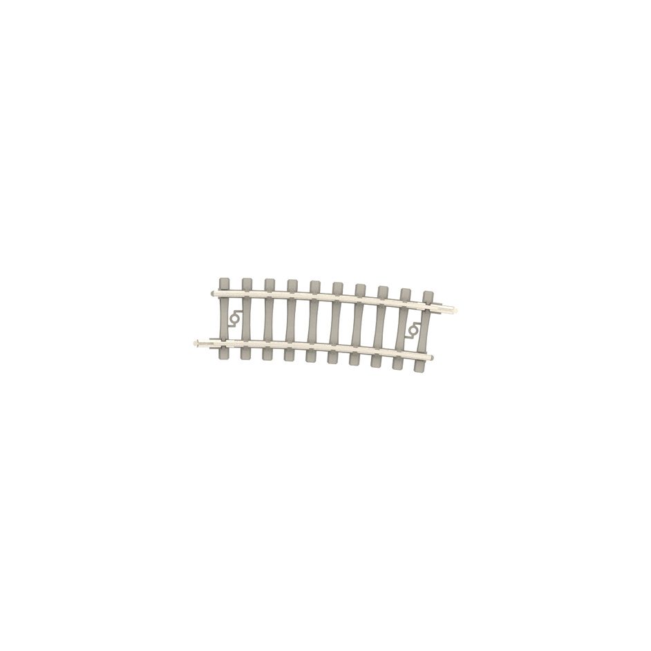 Minitrix Curved Track with Concrete Ties Radius 329.0 mm / 12-15/16"