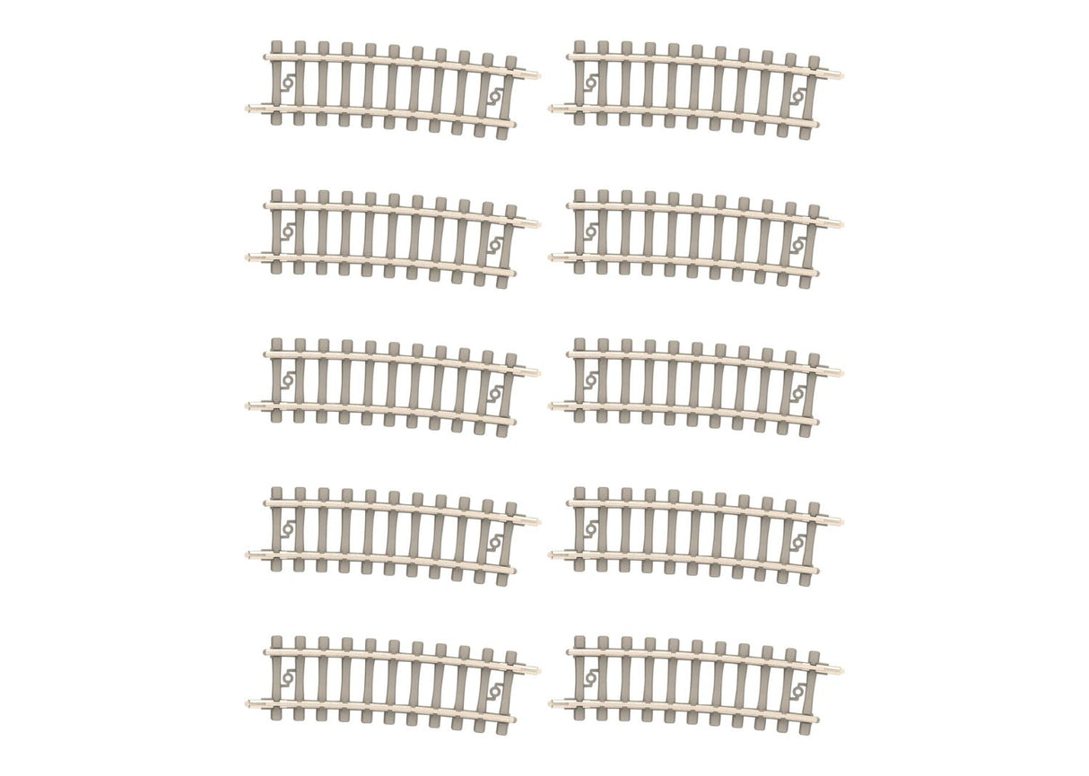 Minitrix Curved Track with Concrete Ties Radius 362.6 mm / 14-1/8"