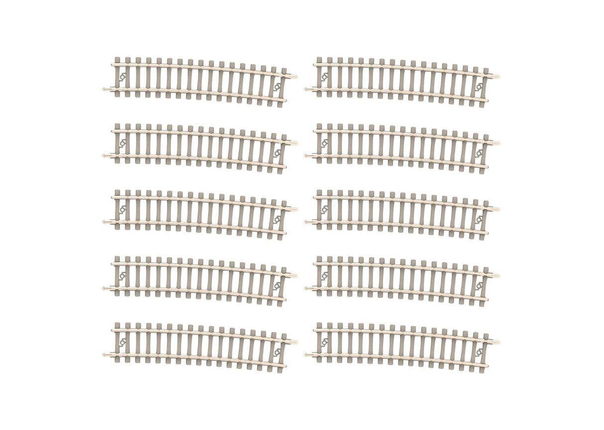 Minitrix Curved Track with Concrete Ties Radius 526.2 mm / 20-3/4"