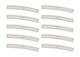 Minitrix Curved Track with Concrete Ties Radius 492.6 mm / 19-3/8"
